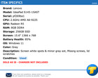 Lenovo Ideapad S145-15ast 15 6  Hd 2 6ghz Amd A6-9225 8gb Ram 256gb Ssd
