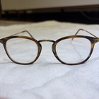 Rare Vintage Authentic Oliver Peoples Op-26 Ag 47mm Antique Gold Tortoise