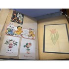 Large 1940s Filled Scrapbook Cards  Scraps  Neat 70 Pages
