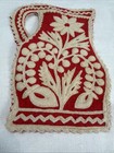 Swedish Nordic Handmade Wool Wall Hanging Trivet Kitch 8x5    Traditional Folk Art