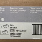 Imperfect Box New 3m 4100 White Super Polishing Polishing Pad  20   5 Pads case