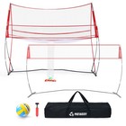 Volleyball Net 14 Ft Height Adjustable Portable Volleyball Net Training Spiking