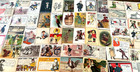Huge lot Of  67 Old comic  Funny humor antique 1900s postcards- In Sleeves-d871