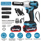 Cordless Impact Wrench High Torque  Power Impact Gun For Makita 18v Battery