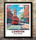 Vintage London United Kingdom Poster