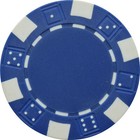 1000 Dice Blue Poker Chips 11 5 Gram Great For Home Use Casino Games  