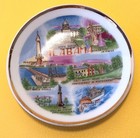 Memories Of Travel - Vintage Lot Of 6 Souvenir 4   State Plates - Nice  