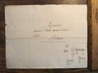 Antique Ephemera Early 1800s Signed Handwritten French Letter