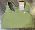 Nike Women s Dri-fit Support Padded Sports Bra Medium Alligator White Bv3630