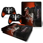 Xbox One X Console Skin Decal Sticker Venom Movie Custom   2 Controller Skins