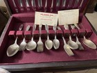Vintage 1847 Rogers Bros Daffodil Silverware Silverplate Flatware 48 Pieces
