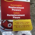 New More Birds Replacement Flowers For Hummingbird Feeder  White purple - 5 Pack
