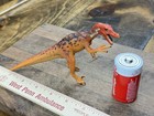 Carnegie Collection Macabre Orange Toned Velociraptor Dinosaur Model