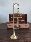 1956 Conn Director 14b Trumpet Shooting Star Elkhart Era W  Case   Mouthpieces