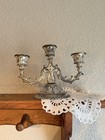 Vintage Silver Plated Candelabra Old Warwick Silversmith Victorian Decor