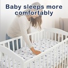 Trifold Pack And Play Mattress 38   X 26   X 3    Portable Mini Crib Playpen    