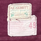Vintage 50s Jersey Al Aldritt Mens Size 48 Maroon Game Worn Football Hockey Usa