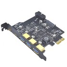 Usb 3 2 Gen1 Pci-express Expansion Card 5 Ports 2 type-c 3 usb-a 19 Pin 5gbps