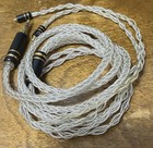 Lot Of 2 Penon Isn Mmcx Iem Cables  Os849  3 5mm    Sc4 4 4mm  black   Gold 