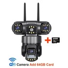 V380 Pro Wifi Ip Camera Outdoor 12mp 6k Three Screens Security Video Monitor
