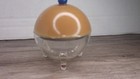 Vintage 1930 s Art Deco Atomic Round Glass Perfume Vanity Set Duvinne  New York