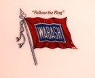 Wabash Railroad Banner 9 3 8  Dinner Plate Rr Syracuse China 93-e Code--may 1964