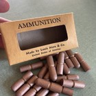 Vintage Marx Coastal Defense Gun Toy Cannon Wood Balls In Original Box