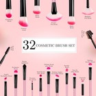 Makeup Brushes  Vander 32pcs Brush Set A-32 Piece Set  Pink