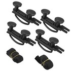 Universal Roof Box U Bolt Clamps Rooftop Cargo Carrier Rack W  8 Lock Nuts 2 