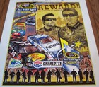 Sam Bass Nascar  the Throwdown At Charlotte  2012 Poster Print 24  X 18 
