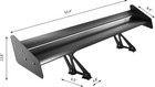 Universal 53 4in Gt Wing Car Spoiler Adjustable Aluminum Rear Racing Drift Wing