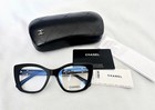 Chanel 3460 Black Square Eyeglasses 52-17-140 Women Designer Optical Frames