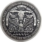 Egyptian Myth Azrael Anubis Werewolf Hobo Coin  Ancient Coins Silver 