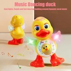 Electric Dancing Duck Toy Musical Flashing Lights Moving Kids Gift Toy Usa S