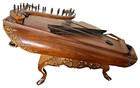 Antique Hand Carved 1927 Javanese Celempung Musical Instrument