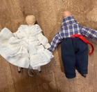 Vintage 1 12 Bisque Dollhouse Dolls 