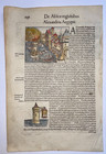 Alexandria Egypt 1554 Sebastian Munster Unusual Antique View 16th Century