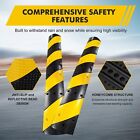 2pcs 3 3ft Rubber Speed Bump 2 Channel 25000 Lbs Traffic Speed Humps  Heavy Duty