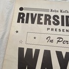 Wayne King Concert Poster Rare Original Vintage Riverside Ballroom Green Bay Wi