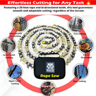 55 Inch High Limb Rope Saw With 70 Sharp Teeth  Effortless 360   Arborist Tree Li