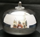Reed   Barton Silverplated Lidded Pumpkin Squash Bowl  224 Nice 