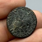 Ancient Central Asian Kushan Empire Buddha Bronze Coin
