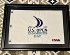 Official 2015 Us Open Chambers Bay Pin Flag  Framed  Jordan Spieth   Lapel Pin