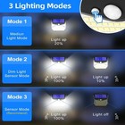238 Led Solar Power Wall Lights Waterproof Outdoor Pir Motion Sensor Path Lamps