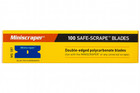 Miniscraper    Plastic Razor Scraper Blades 100 Pack Poly Carbonate