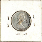 1968 50  Silver Canada Quarter   vf  