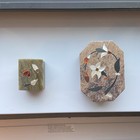 2 Hand Carved Marble Jewelry Boxes From India With Floral Inlay