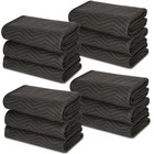 12 Heavy Duty Moving Packing Blankets Ultra Thick Pro 72  X 80  Furniture Pads