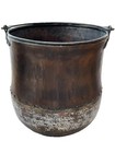 Antique Large 17 25  Copper Cauldron Cooking Pot Kettle Dovetail Turkish ottoman