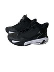 Nike Jordan Max Aura 4    black metallic Silver  White Basketball Shoes Size 6 Y